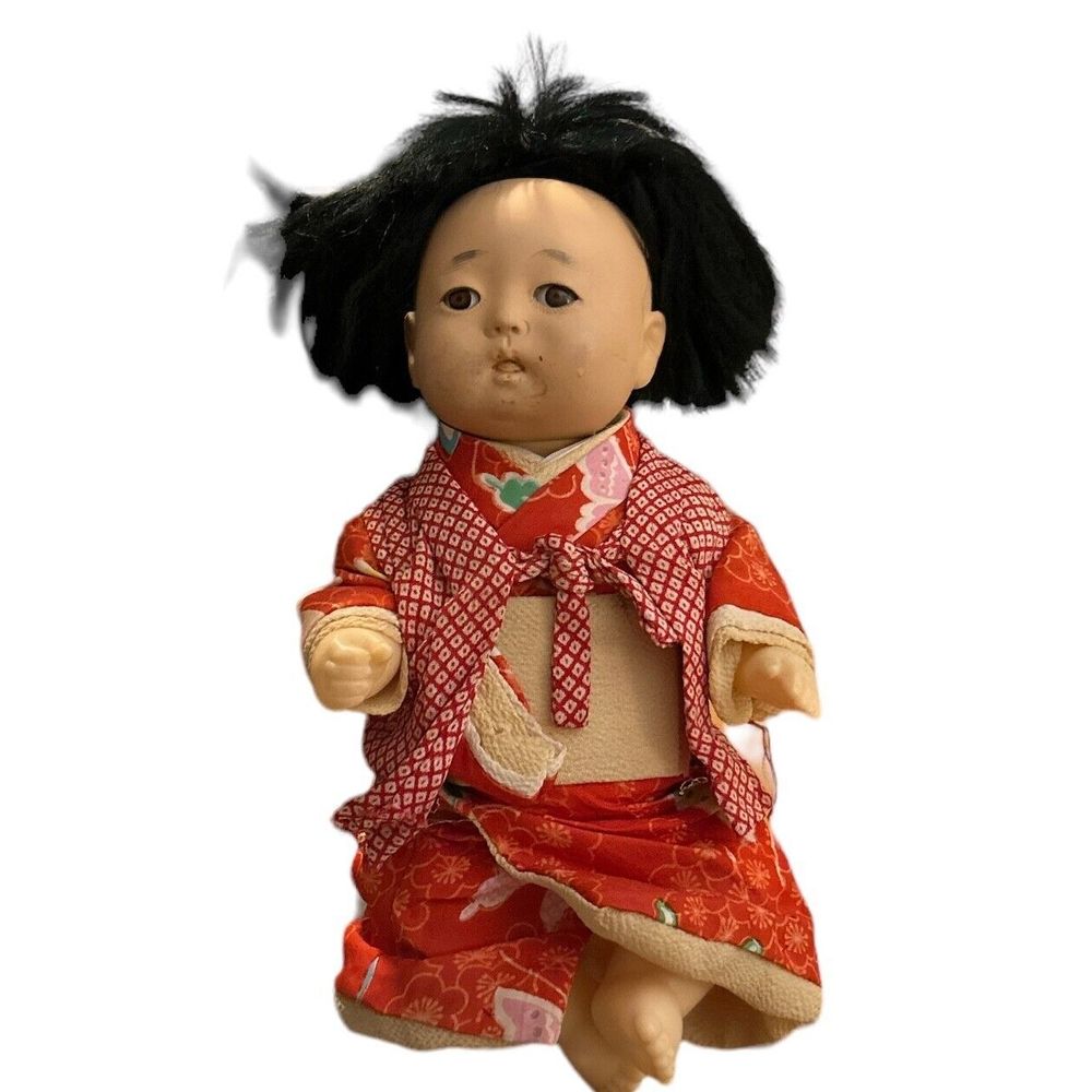 Vintage Japanese Ichimatsu Doll - 8"